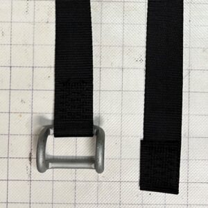 A21724 - Black Lower Strap With Rave Hook