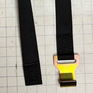 A21730 - Black Lower Strap With Flat Hook