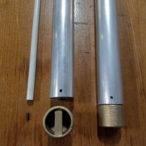 A23106 - Adaico Rear Curtain Pole 107IH - Aluminum Fiberglass