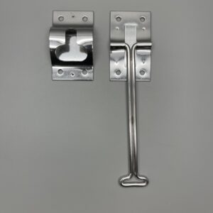 K6521 - 6" Tie Back With Keeper - Stainless Steel