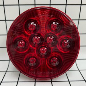 LED 57 - 9 LED Red 4" Round Light