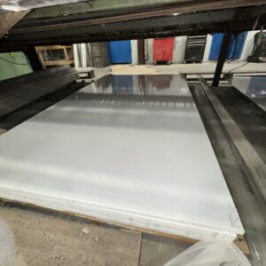 V6017 - White FRP Panel - 98-7/8 x 58 x 3/4 - For 60" Attic Flooring